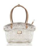 M&P NANOUK SAC FLUFFY FOURRURE BEIGE