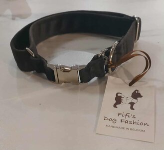 FIFI COLLAR KING FOREST BLACK VELVET